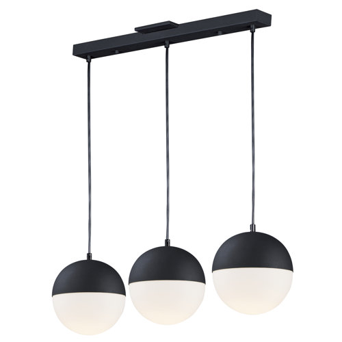 AllModern Hastings 3 Light Kitchen Island Globe Pendant & Reviews Wayfair